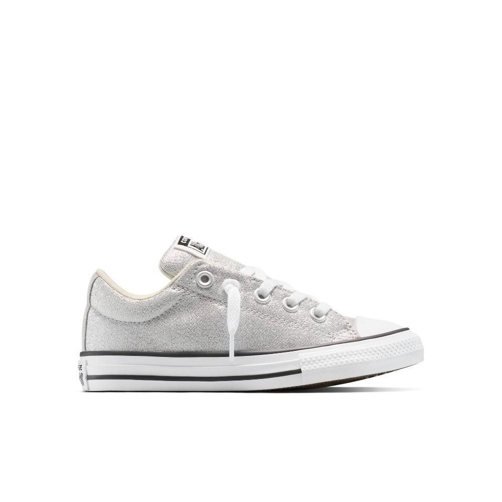 Converse Kids Chuck Taylor All Star Street Low Slip-on Sneakers Gray 5Y